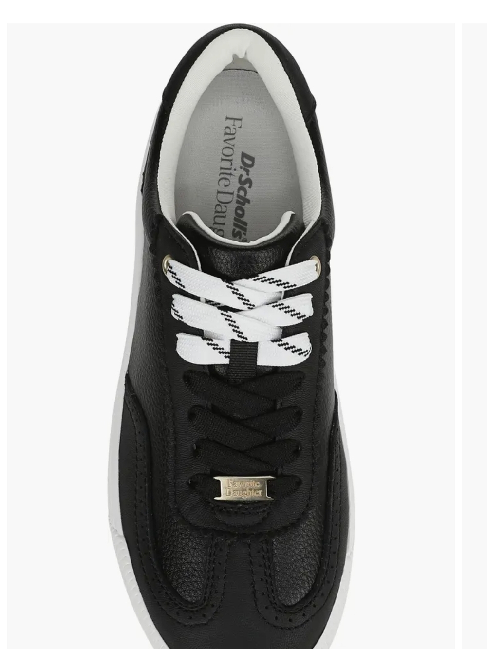 Dr. Scholl's Black and White Women's Sneakers